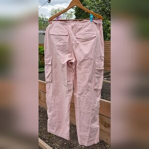 Madewell cotton Cargo Pants , rose coloured, Size 31
